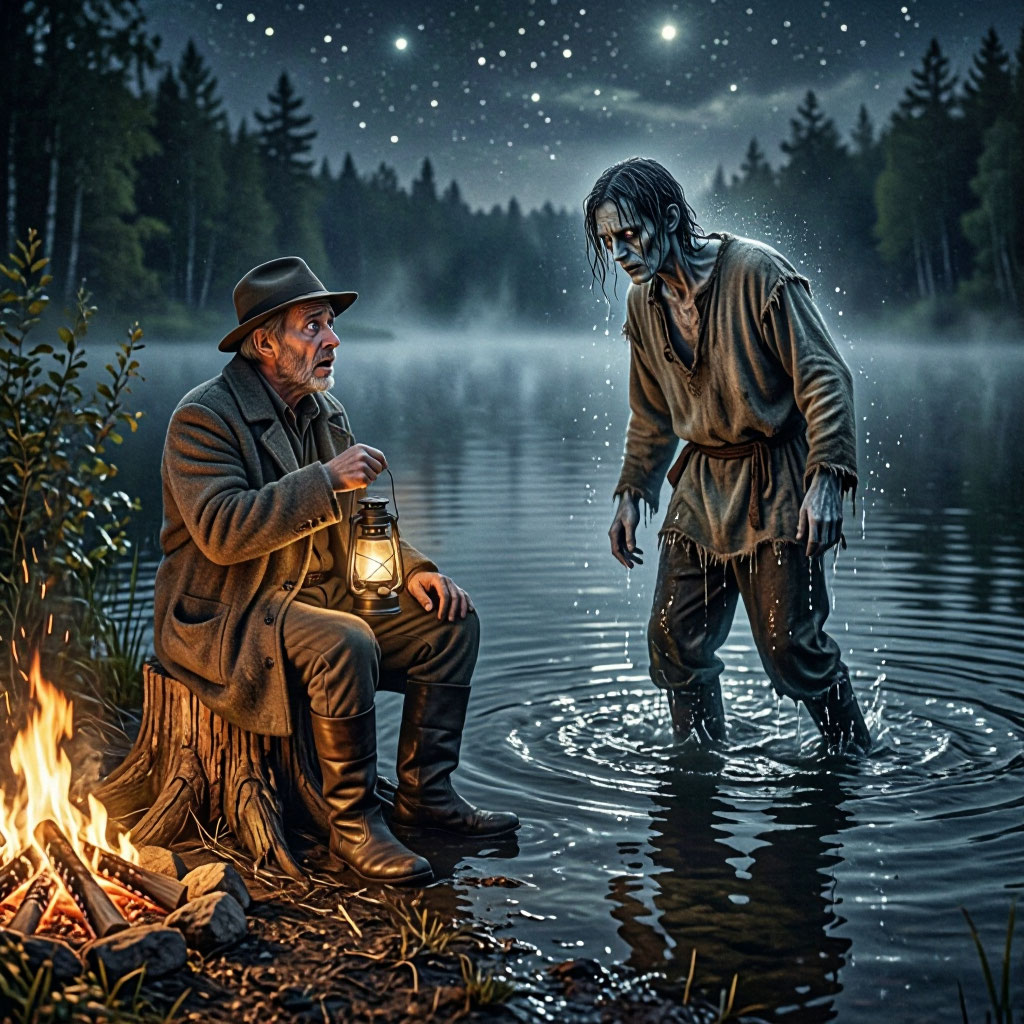 Ночная рыбалка - страшная история